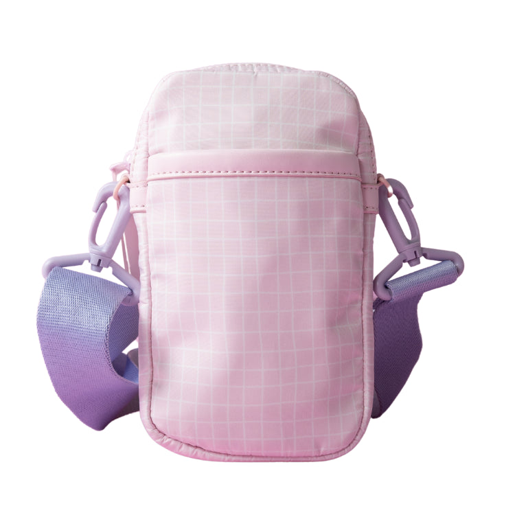 One Of A Kind Phone Bag - Pink Grid